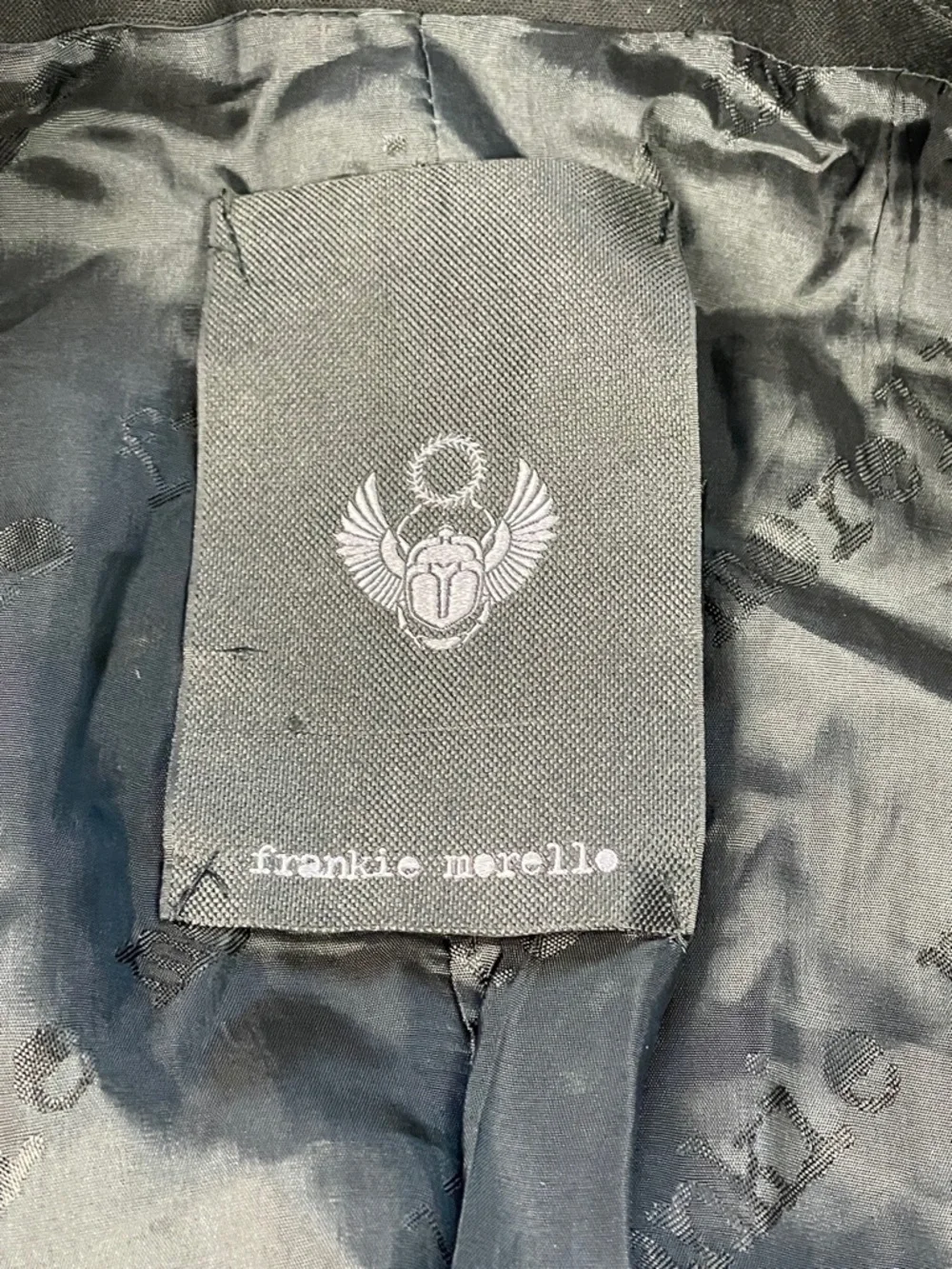 NWT Frankie Morello Cotton Blend Suit Business Wedding Black Sz 52